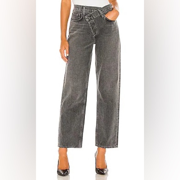 Agolde Denim - AGOLDE Criss-Cross Straight Jeans in Synchronize size 28 (6)